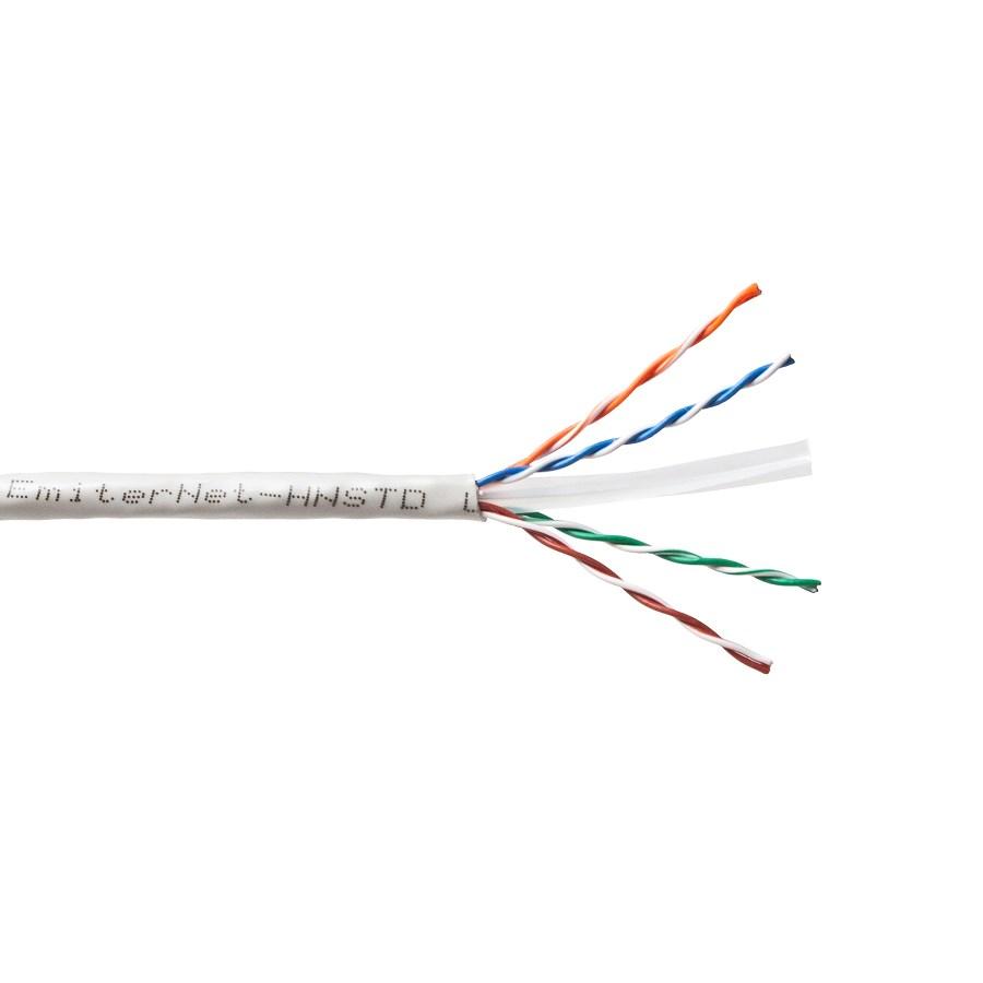Netværkskabel Cat6 U/UTP 450 MHz - EMITER, PVC, grå billede