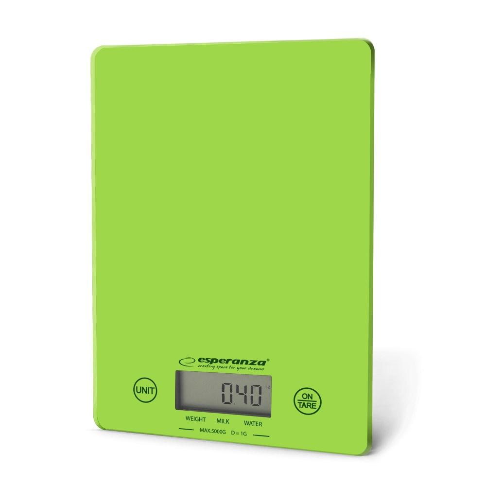 Køkkenvægt Esperanza EKS002G - elektronisk, grøn billede