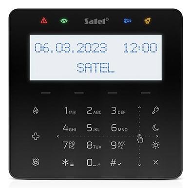 Alarm tastatur – SATEL INT-KSG2R-B, sort betjeningspanel til smart home billede