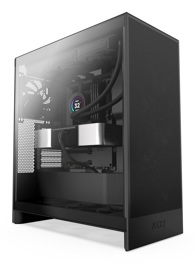 PC kabinet NZXT H7 Flow midi tower - sort billede
