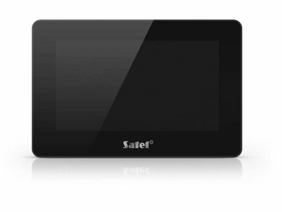 Alarmbetjeningspanel med 7" touchskærm – SATEL INT-TSH2R-B, sort billede