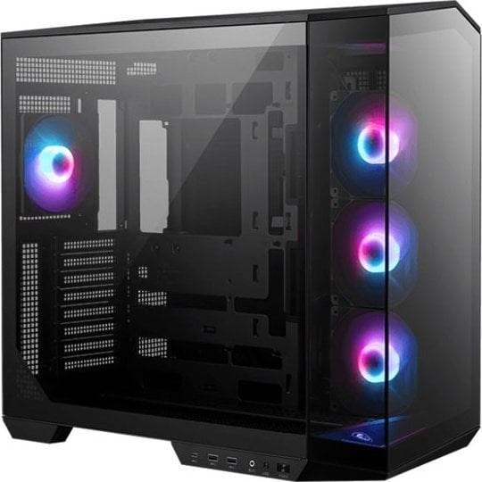 PC kabinet MSI MAG PANO 100R PZ - Midi Tower, sort, glas billede