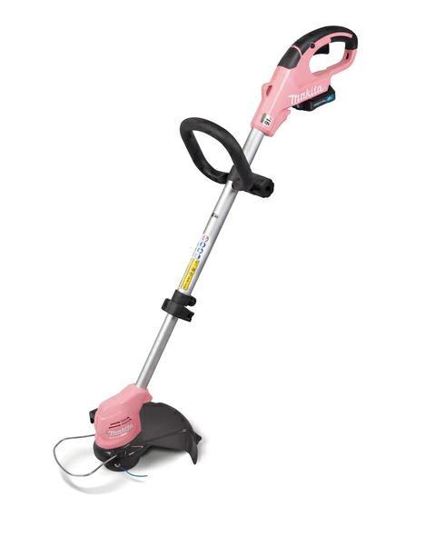 Græstrimmer Makita 12V UR100DSAP - pink, 1×2,0 Ah billede