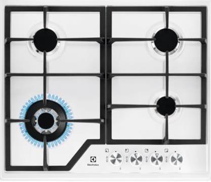 Gaskogeplade 60 cm Electrolux EGS6436WW – hvid, 4 zoner billede