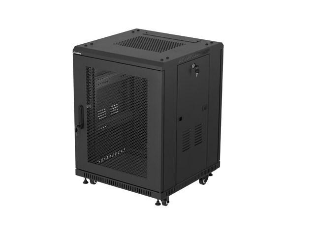 19" netværksskab gulvmodel 15U 600×600 - Lanberg billede
