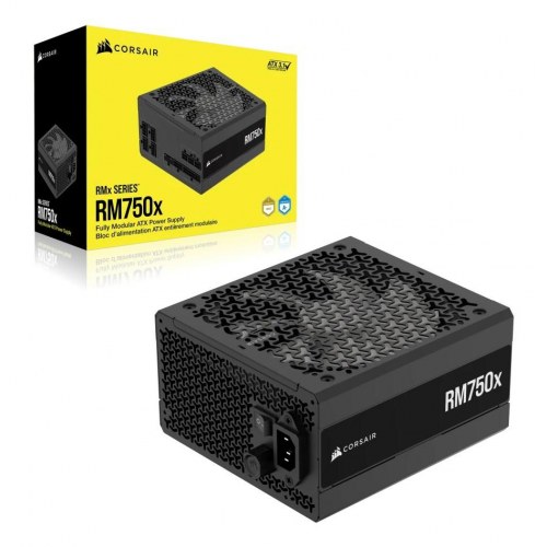 Strømforsyning Corsair RM750x - 750 W ATX, fuldt modulær, sort