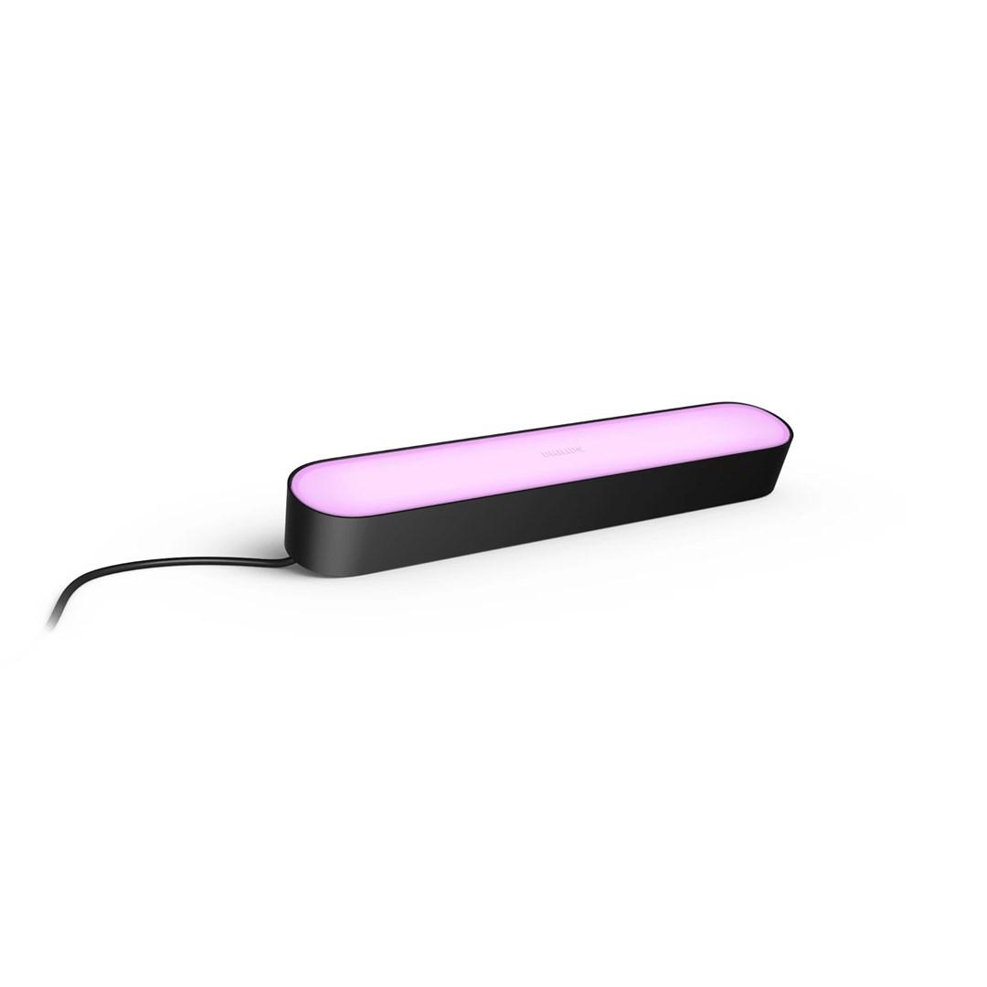 Smart bordlampe Philips Hue Play light bar - single, sort
