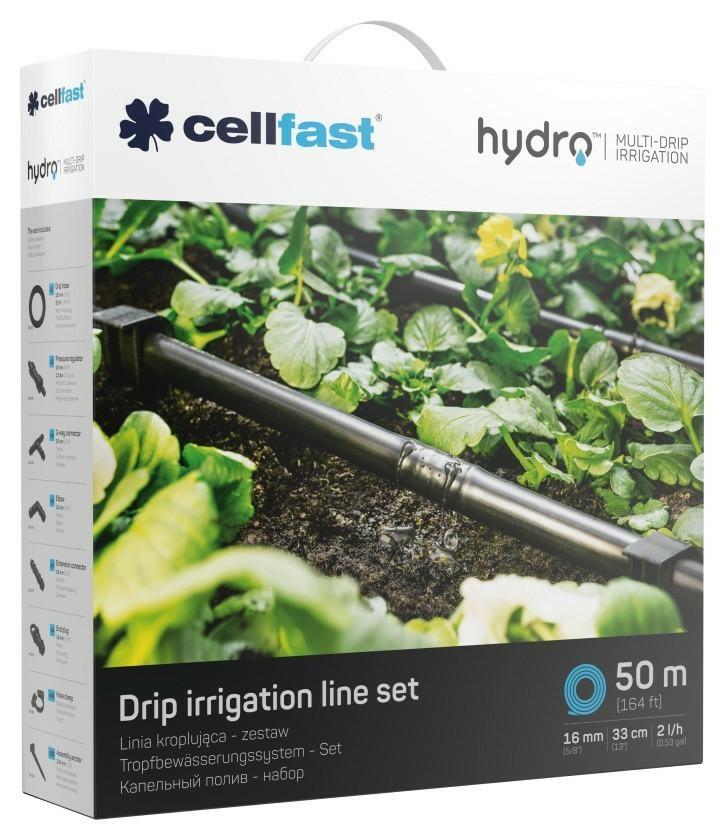 Drypvandingsslange sæt - CELLFAST Hydro, 50 m billede