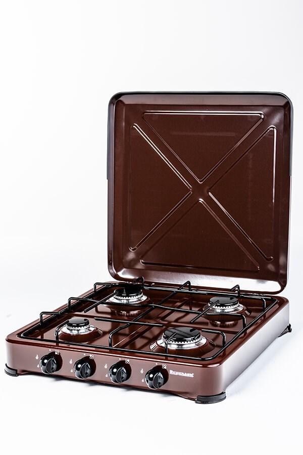 Gas kogeplade bordmodel Ravanson K-04BR – 4 zoner, bronze billede