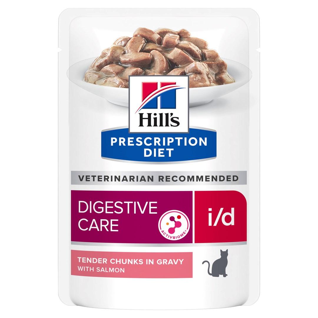 Vådfoder til kat – Hill's Prescription Diet i/d Digestive Care med laks 85 g billede