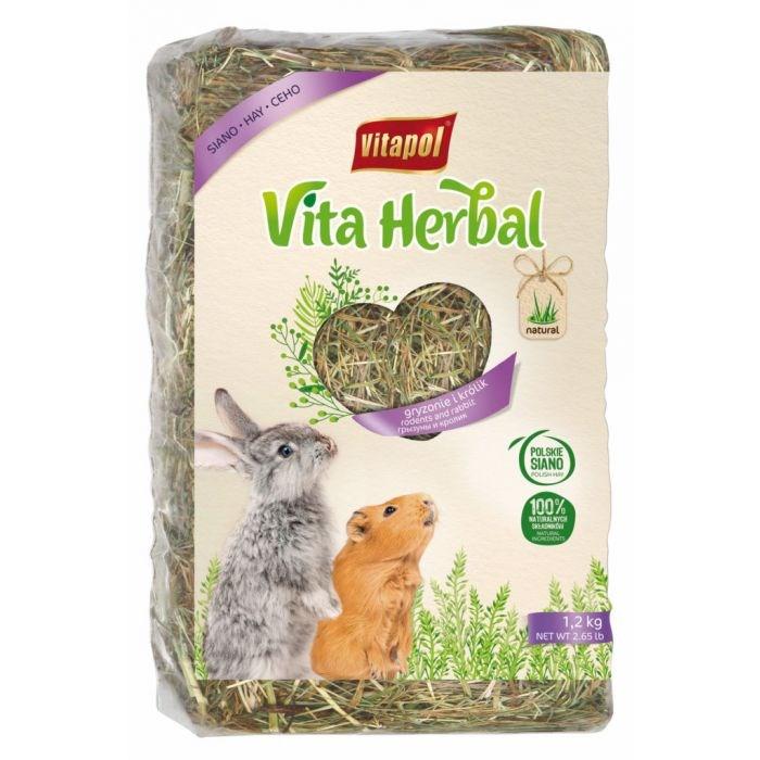 Hø til gnavere Vitapol Vita Herbal - 1,2 kg billede