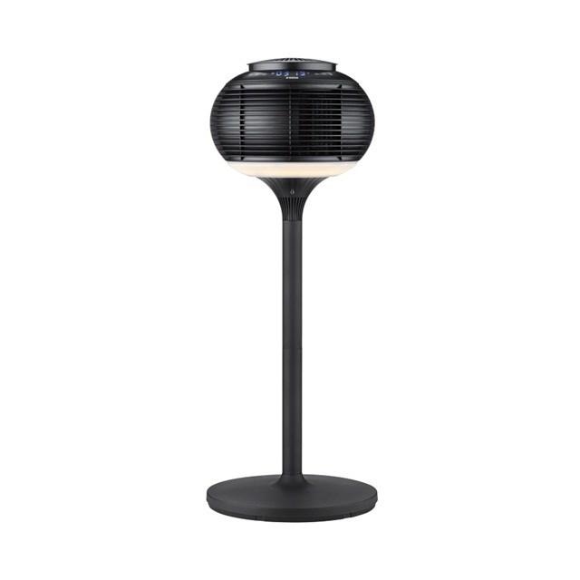 Ventilator med varme N'OVEEN F780 Dome, 1.200 W, sort billede