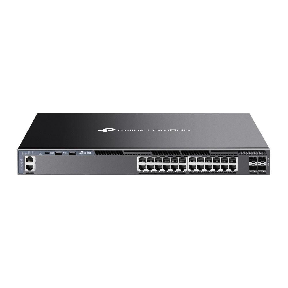 Netværksswitch TP-Link Omada 24-port Gigabit L3 Managed, stackbar med 4 10G-slots billede
