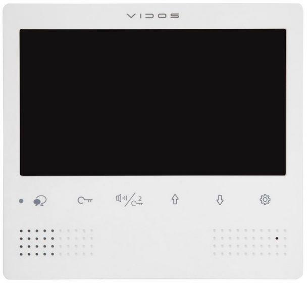 Videodørtelefon monitor VIDOS DUO M1023W – hvid billede