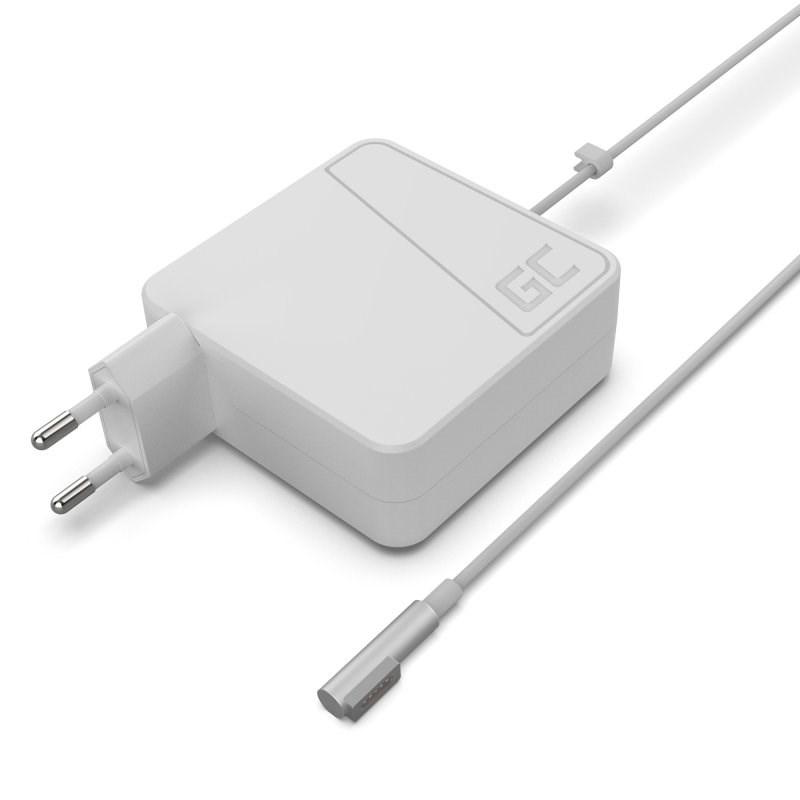 MagSafe oplader til laptop 60 W – Green Cell AD03, hvid billede