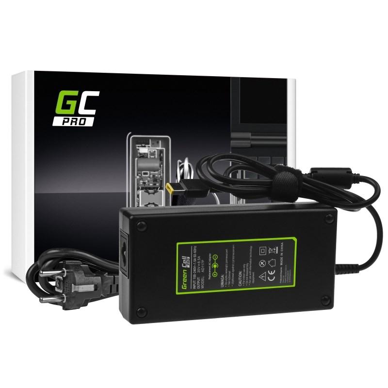 Strømforsyning til bærbar - Green Cell AD117P, 170 W, 20 V, sort billede