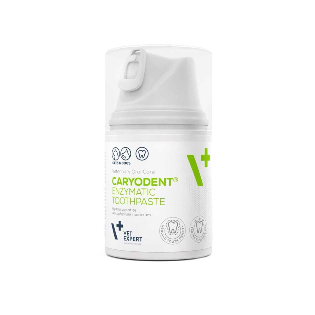 Tandpasta til hund og kat – VetExpert Caryodent, enzymatisk, 50 ml billede