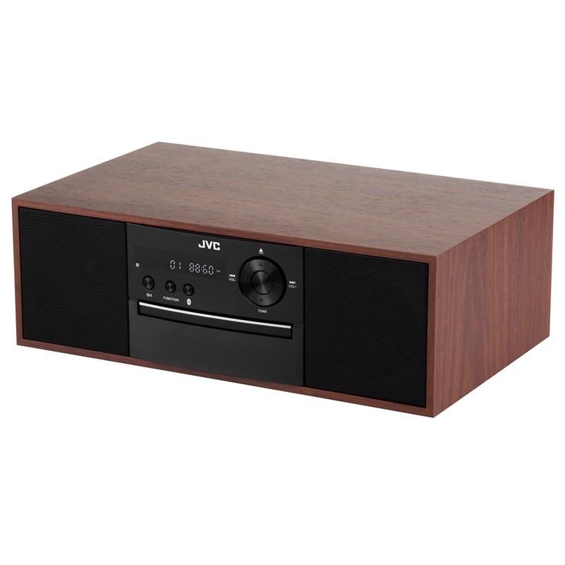 Bluetooth mikroanlæg JVC Mini Tower RD-E761, trælook billede