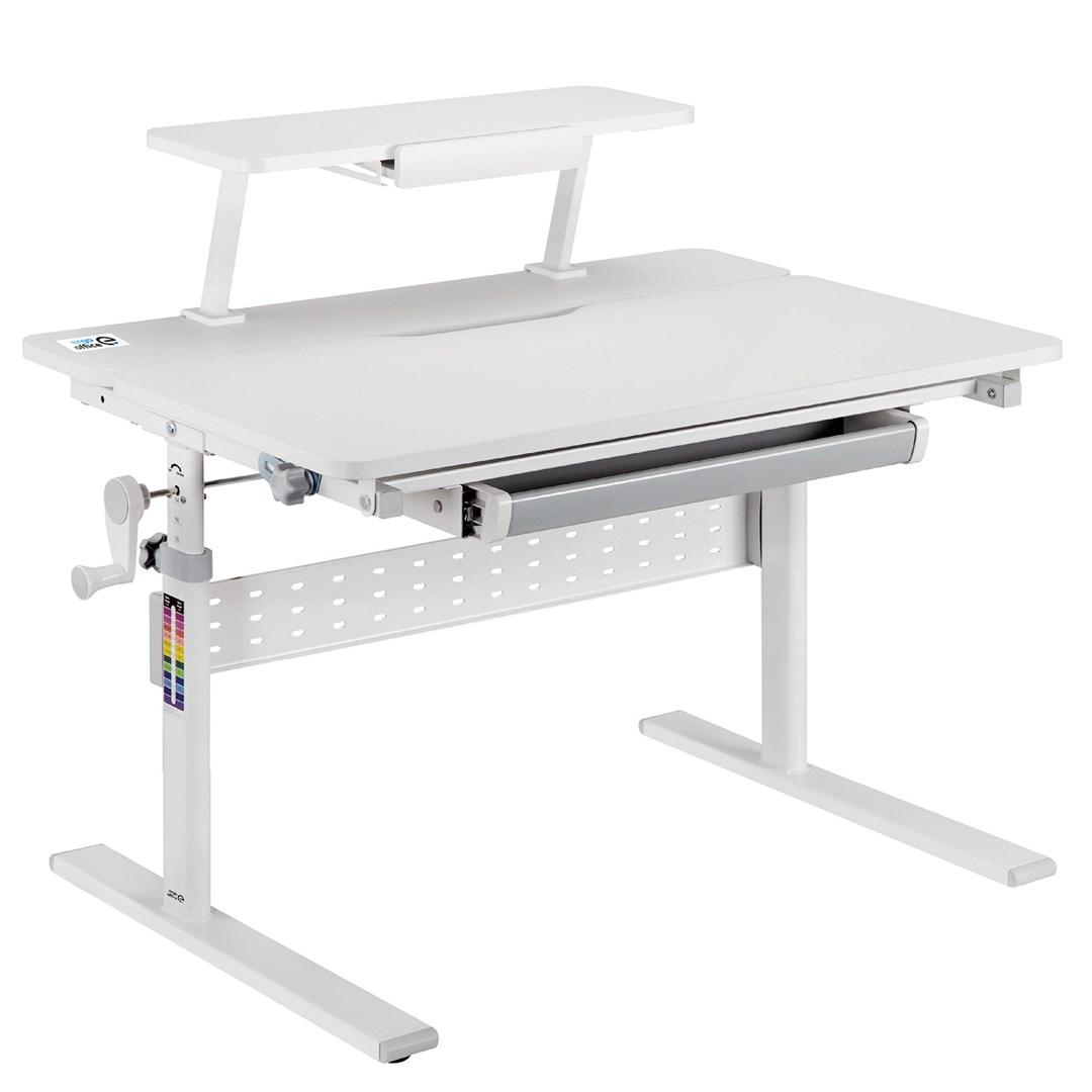 Skrivebord til børn ergo office, højdejusterbart, grå, 90×60 cm, maks. 40 kg (ER-483) billede