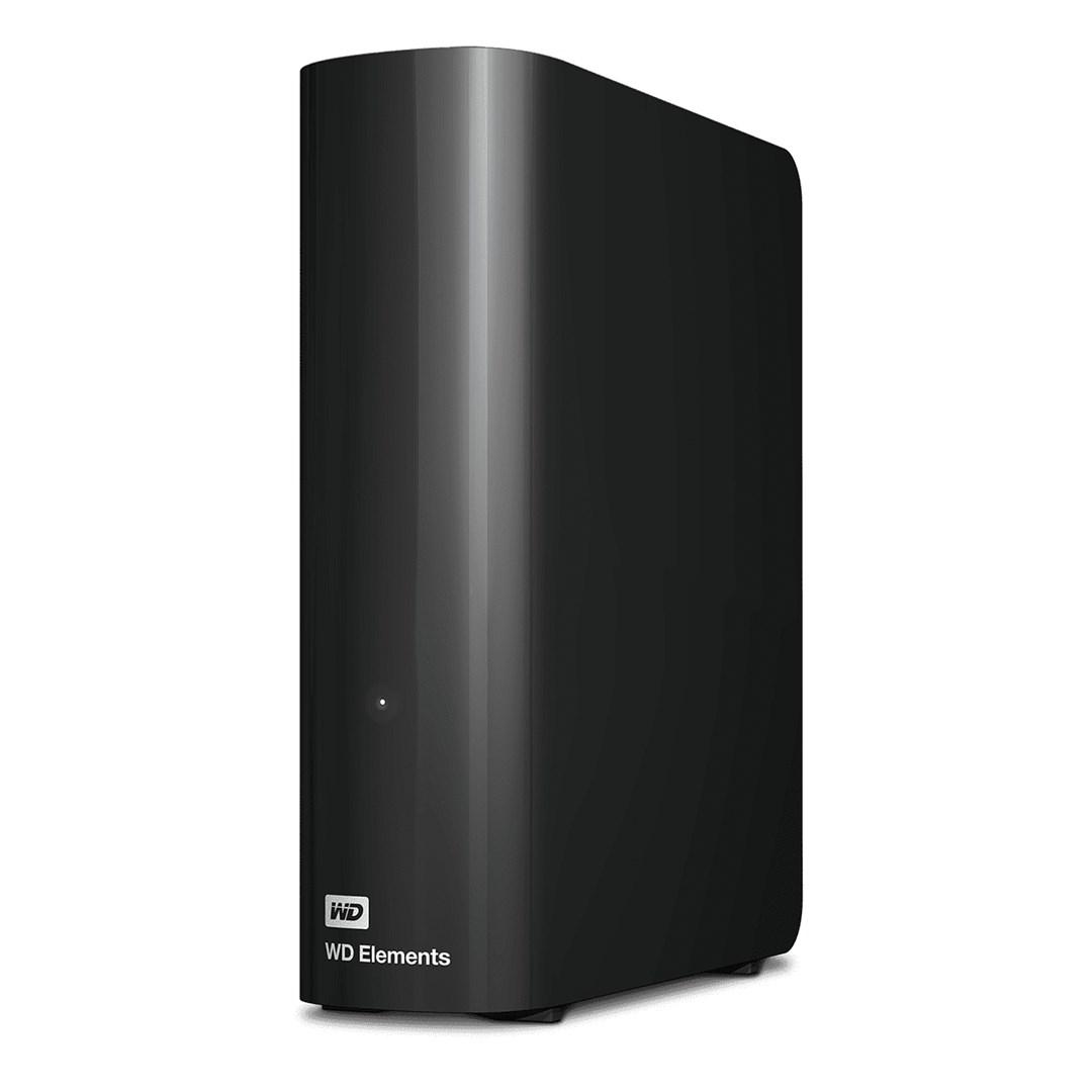 Ekstern harddisk Western Digital Elements 12 TB, USB 3.2 Gen 1 (Micro‑USB B), sort billede
