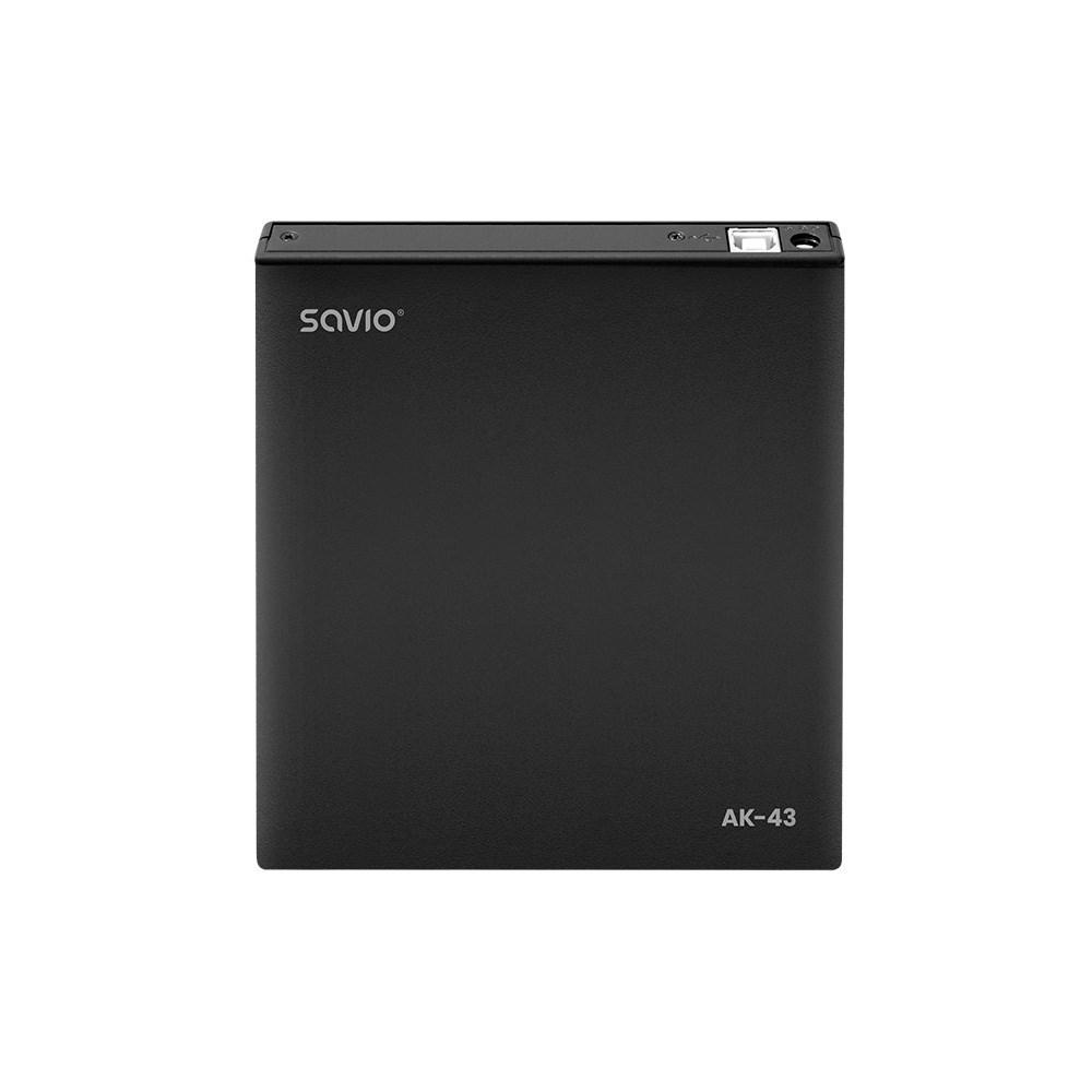 Ekstern DVD-brænder – Savio AK-43, slank USB 2.0 billede