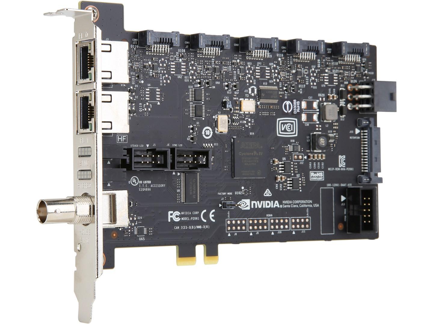 Grafikkort synkroniseringskort PNY NVIDIA Quadro Sync II billede