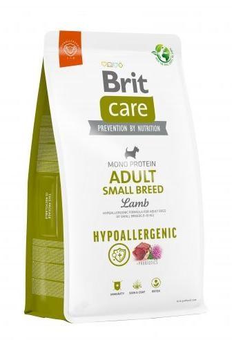 Hundefoder Brit Care Hypoallergenic Adult Small Breed Lam & Ris 3 kg billede