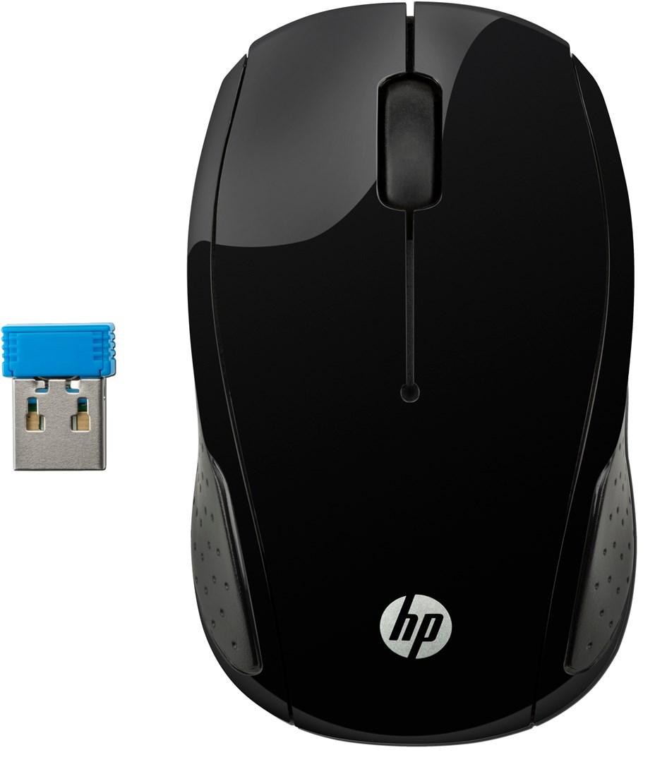 Trådløs mus HP Wireless Mouse 200 - sort