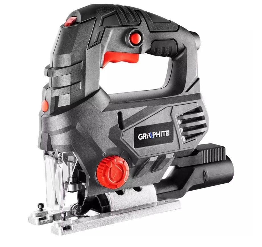 Stiksav 650 W GRAPHITE med 0-3.100 slag/min og kuffert billede