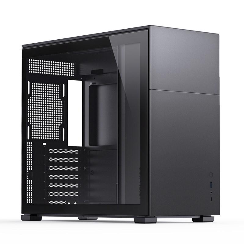 PC kabinet Jonsbo D41 ATX med hærdet glas – sort billede