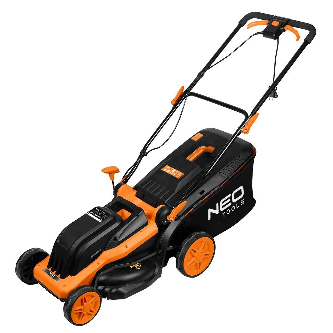 Elektrisk plæneklipper 1.600 W 38 cm - NEO TOOLS, 45 l opsamler billede
