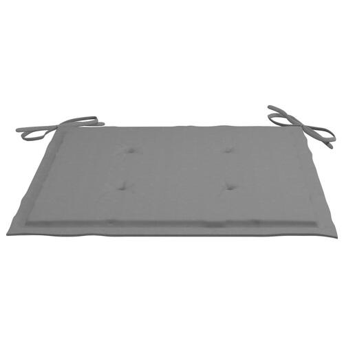 Foldbare havestole 2 stk. med hynder bambus