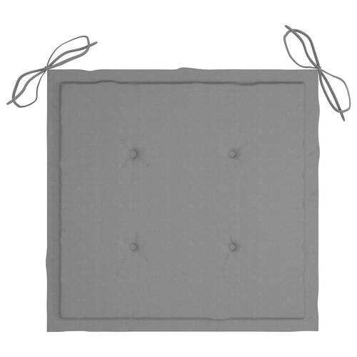 Foldbare havestole 2 stk. med hynder bambus