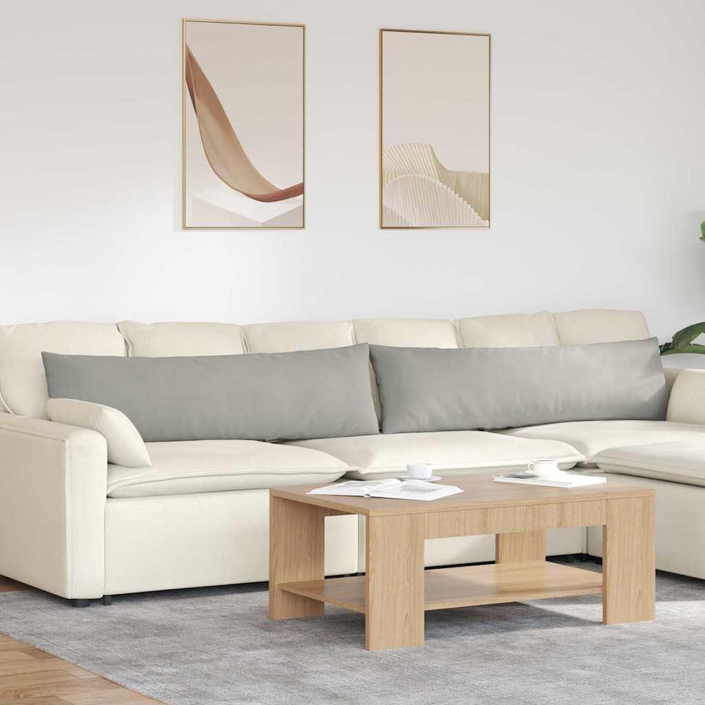 Sofa puder Lysegrå Stof billede
