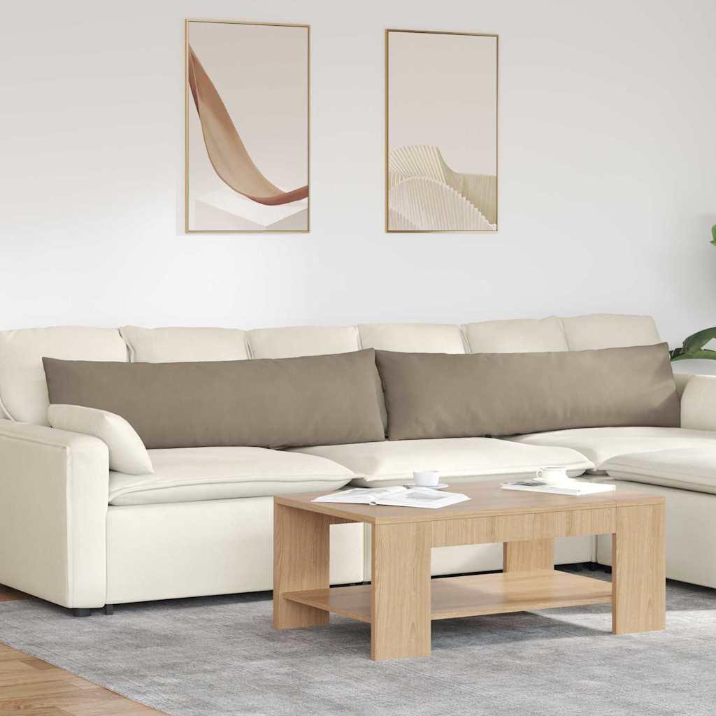 Sofa puder Gråbrun Stof billede
