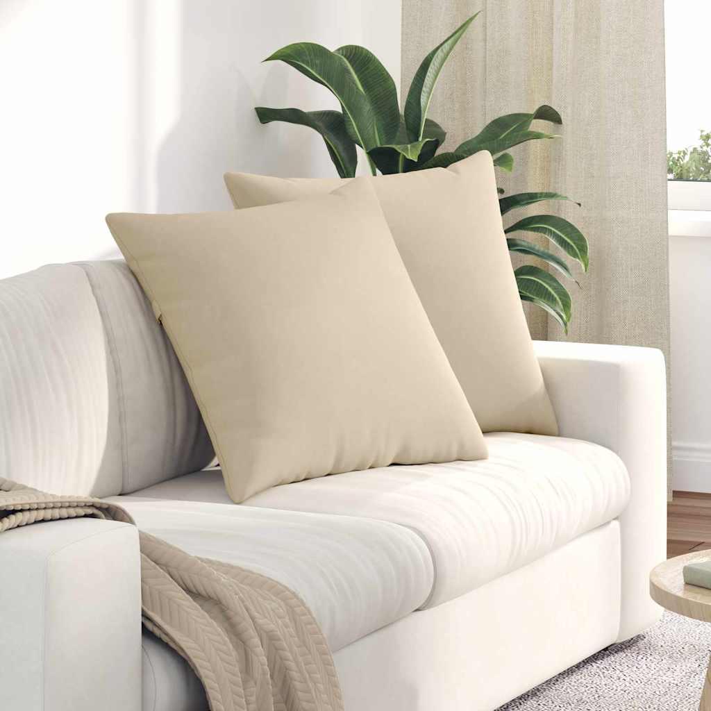 Sofa puder Creme Stof billede