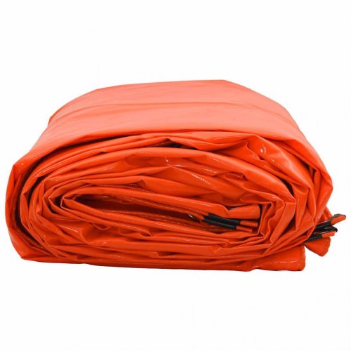 Presenning 650 g/m² - orange 2 × 3 m, lærred med PVC-belægning