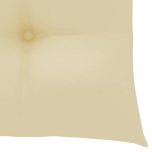 Foldbare havestole 2 stk. med hynder bambus