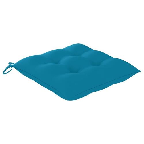 Foldbare havestole 2 stk. med hynder bambus