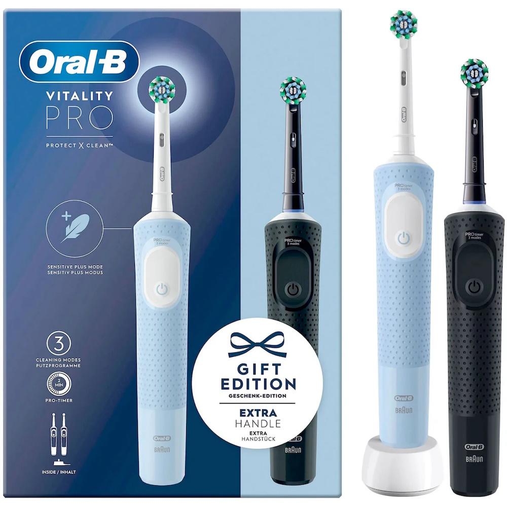 Elektrisk tandbørste Oral-B Vitality Pro Duo D103 – Sort/Blå