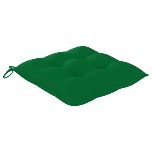 Foldbare havestole 2 stk. med hynder bambus