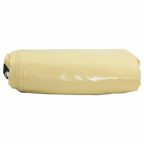 Tarpaulin 650g / m² Beige 3 x 3 m Lærred med PVC-belægning
