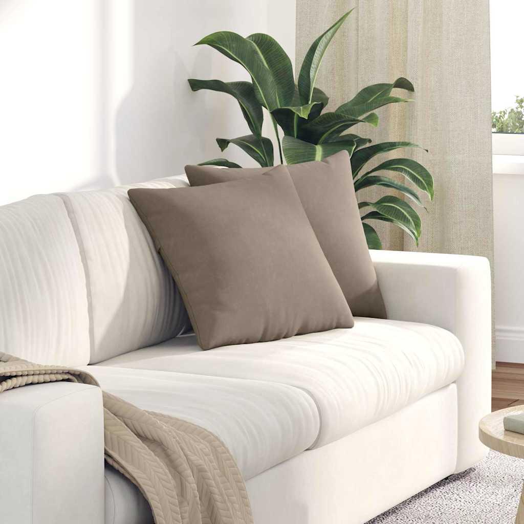 Sofa puder Gråbrun Stof billede