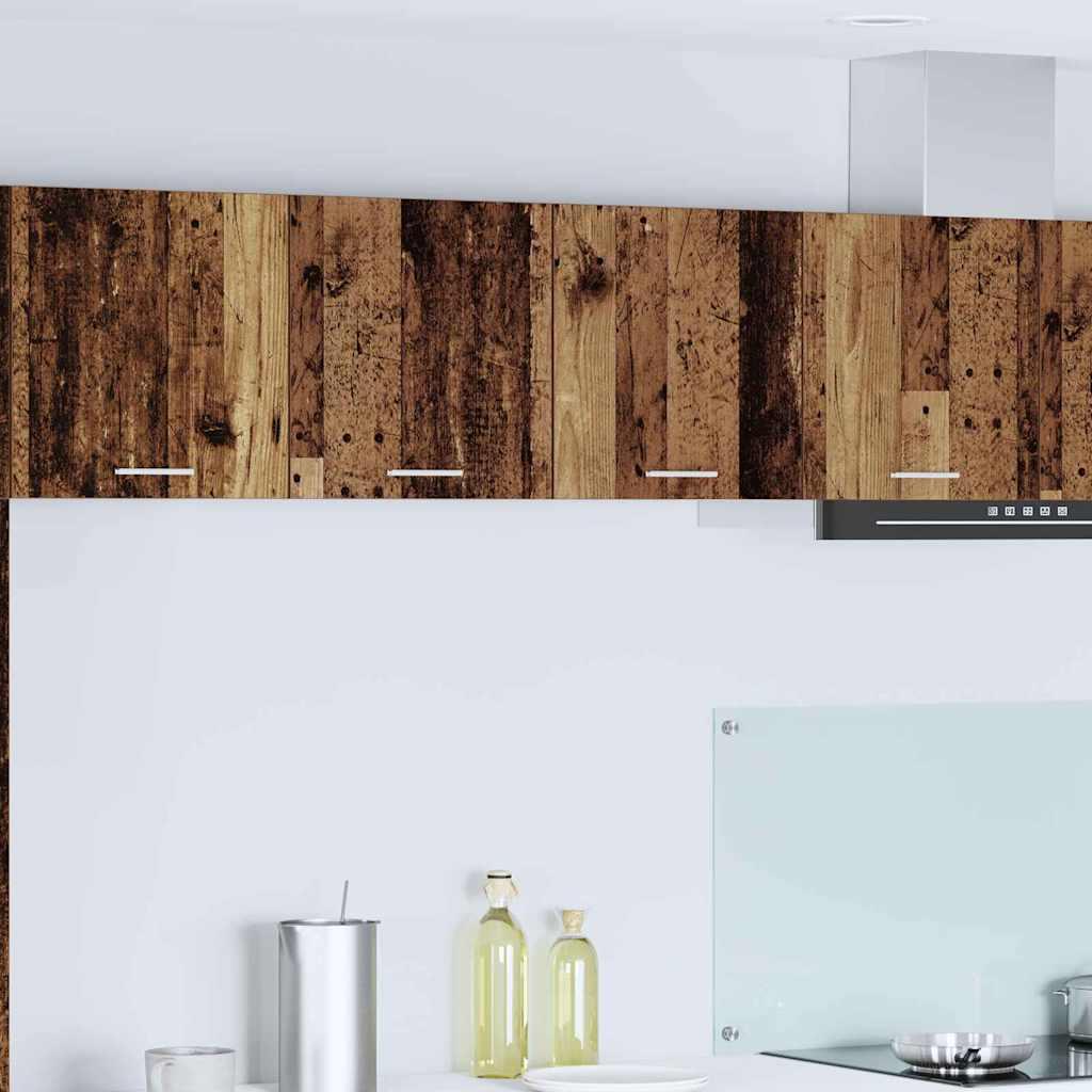 Hængeskab Riga Gammelt træ 80 x 31 x 40 cm Konstrueret træ billede