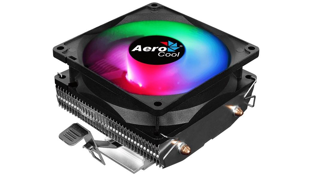 CPU-køler Aerocool Air Frost 2 9 cm - sort, RGB billede