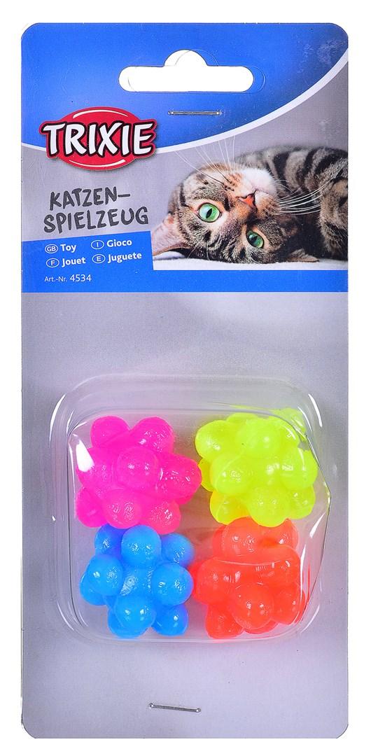 Kattebold legetøj TRIXIE - boblekugler 3,5 cm, 4 stk. billede