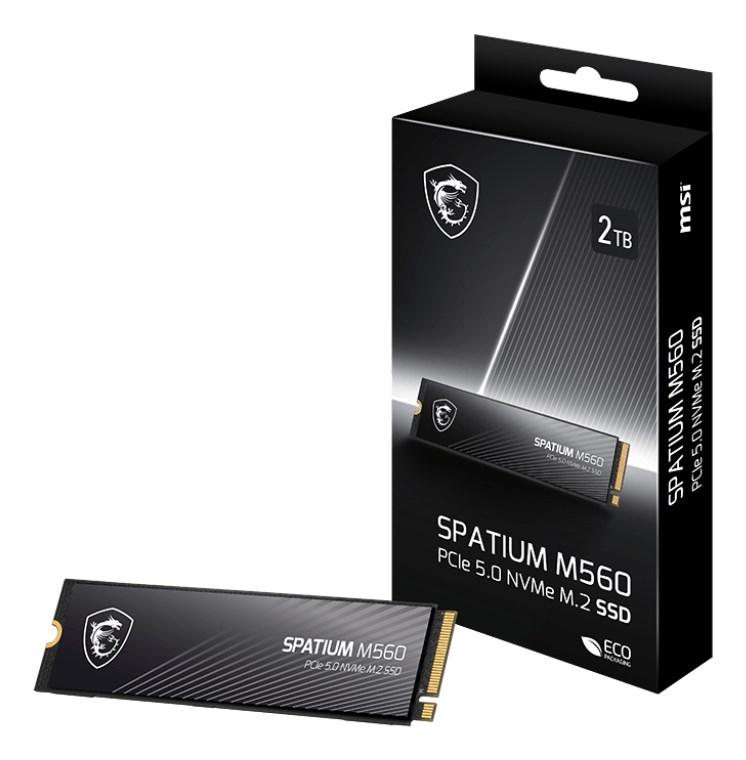 SSD NVMe M.2 - MSI Spatium M560 2 TB PCIe 5.0 billede