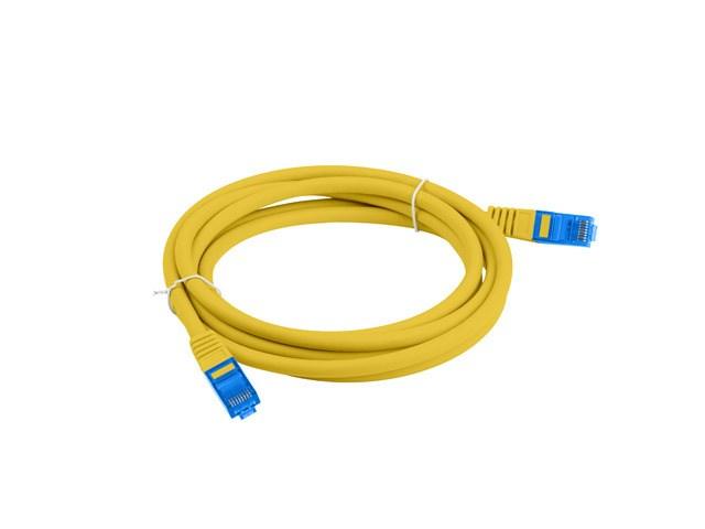 Netværkskabel Cat 6a S/FTP 3 m – Lanberg, gul, LSZH billede