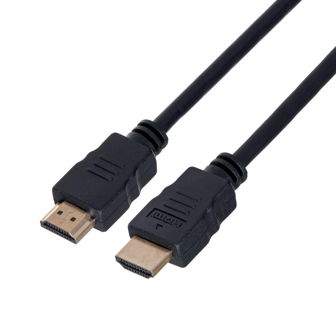 HDMI-kabel 1,8 m – Lanberg, High Speed 1.4, sort billede