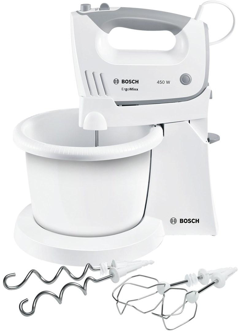 Håndmixer med skål - Bosch ErgoMixx, hvid, 450 W
